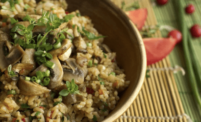 Mantarli-Bulgur-Pilavi