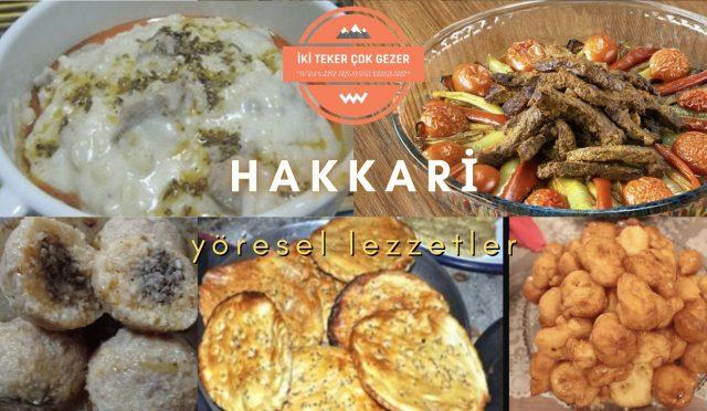 hakkari yöresel yemekler