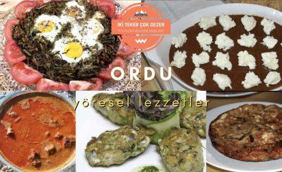 ordu yöresel yemekler